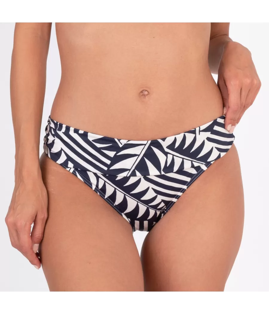 Culotte de maillot femme revers Oahu navy