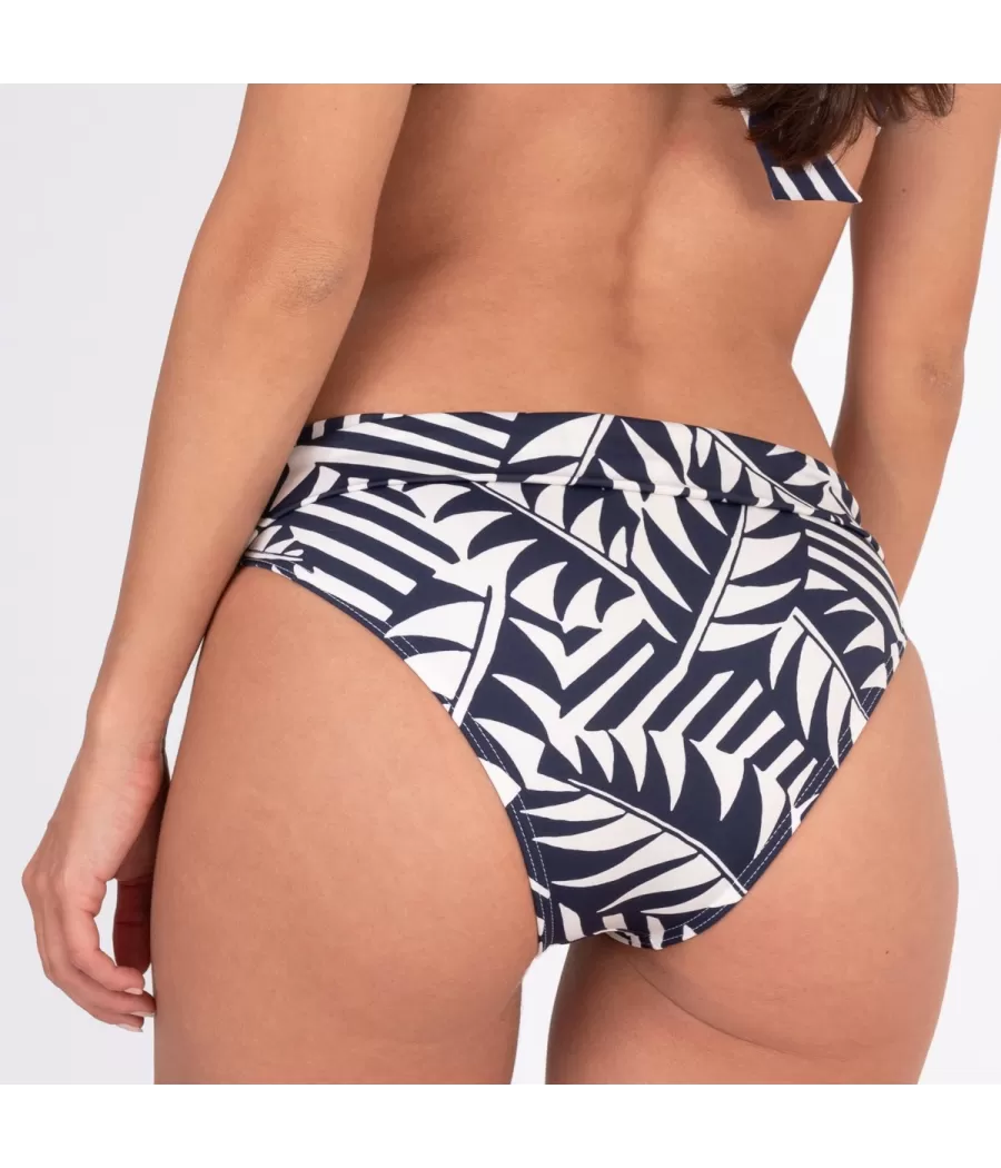 Culotte de maillot femme revers Oahu navy | Kiwi Saint Tropez