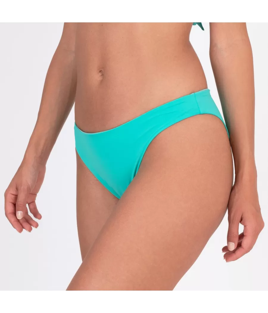 Culotte de maillot femme simple bicolore lagon | Kiwi Saint Tropez