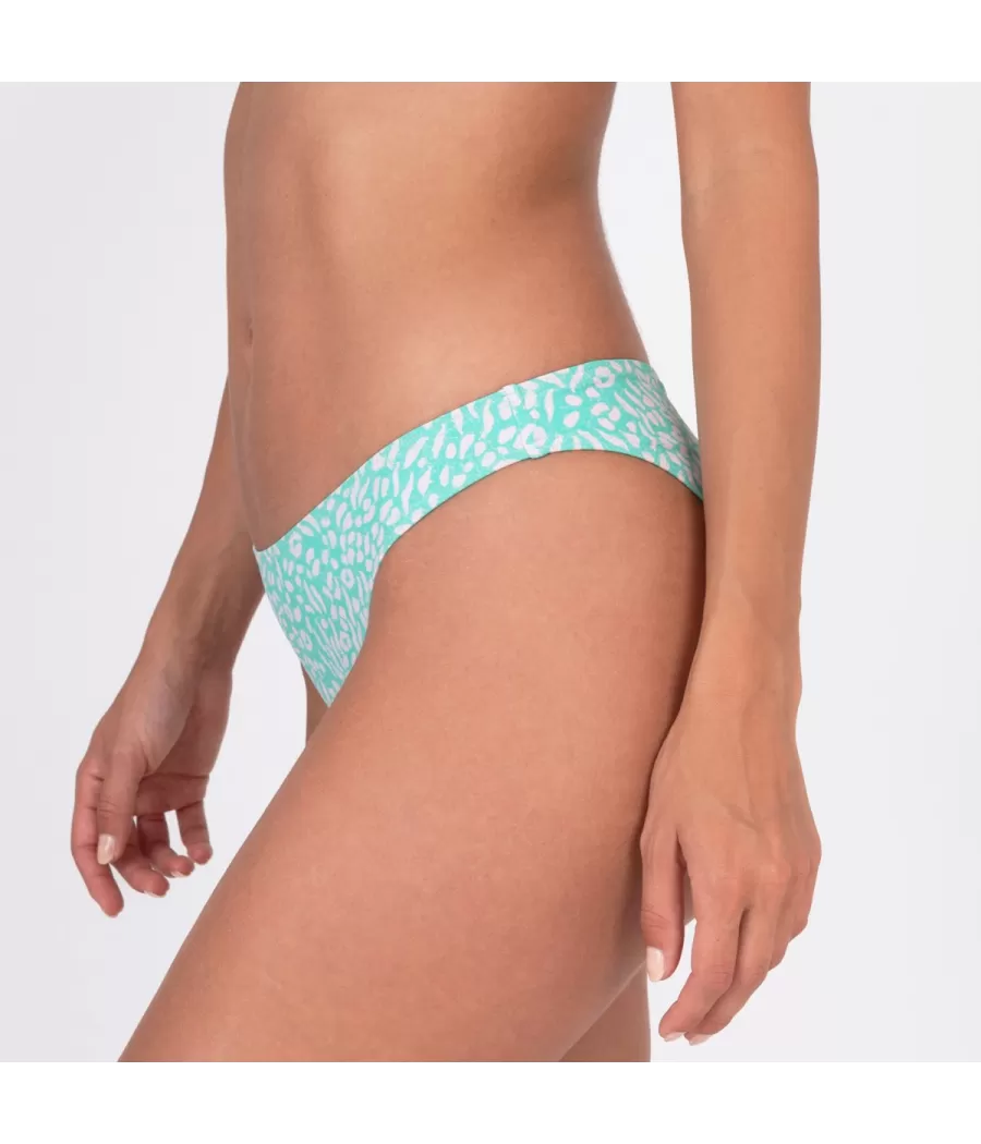 Basic dames bikinislip katachtig mint - Maillots séparables imprimés | Kiwi Saint Tropez