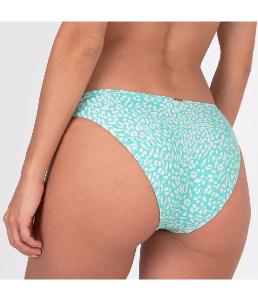 Basic dames bikinislip katachtig mint - Maillots séparables imprimés | Kiwi Saint Tropez