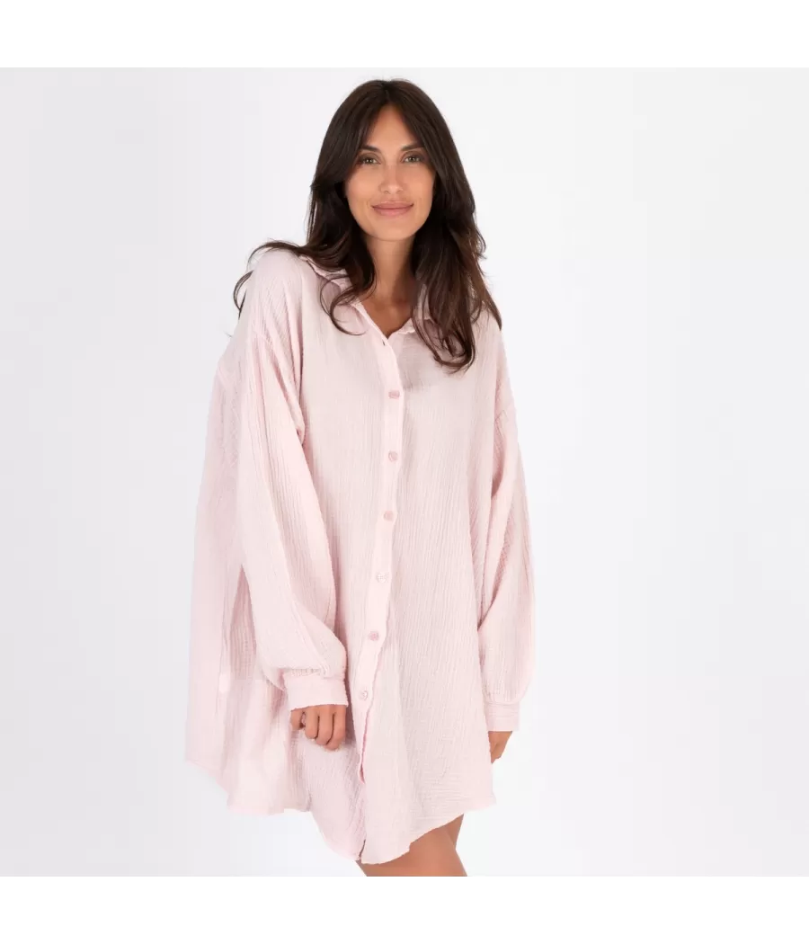 Damesbadstof in layette katoenen gaas - Liquettes femme | Kiwi Saint Tropez