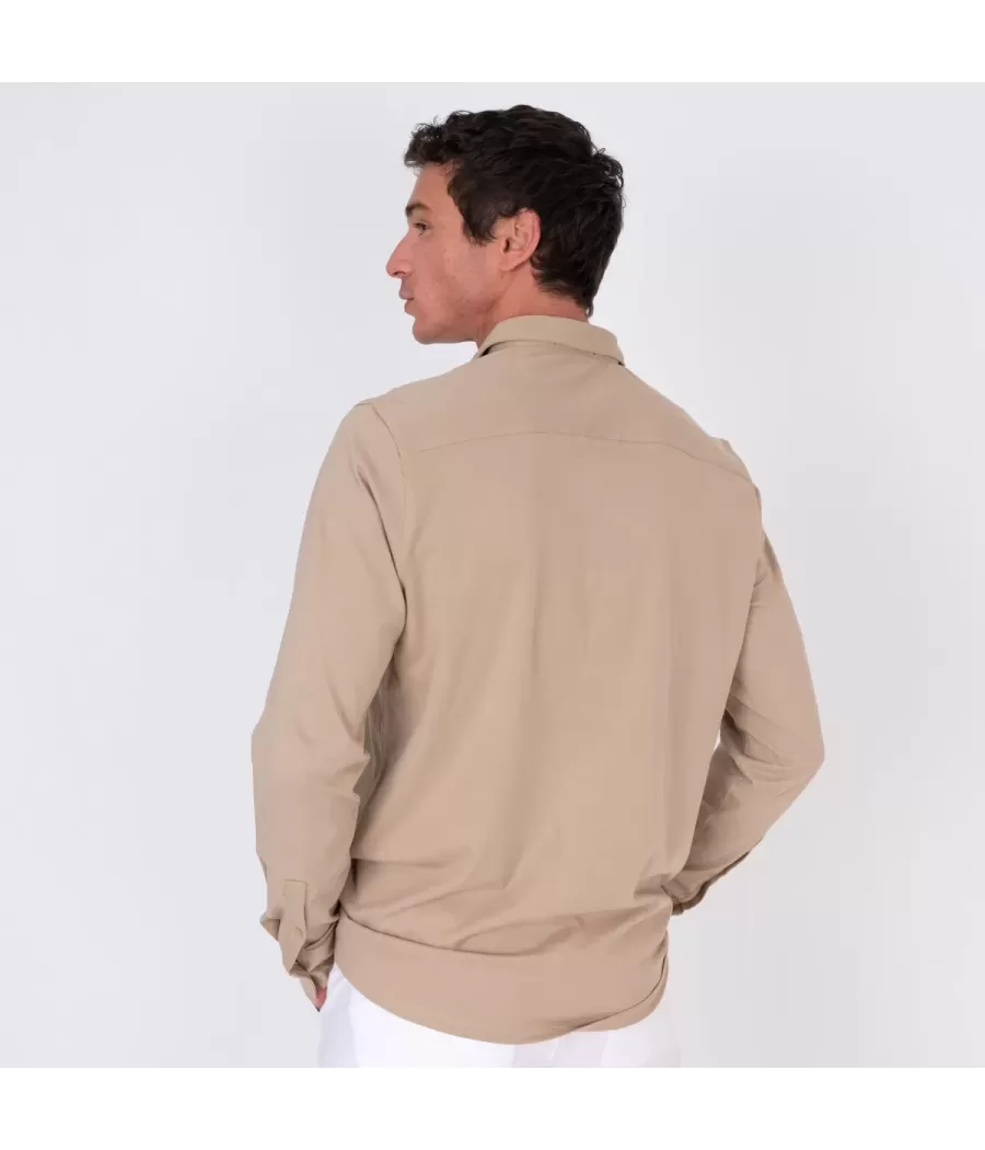 Heren Trui W beige - Chemises homme | Kiwi Saint Tropez