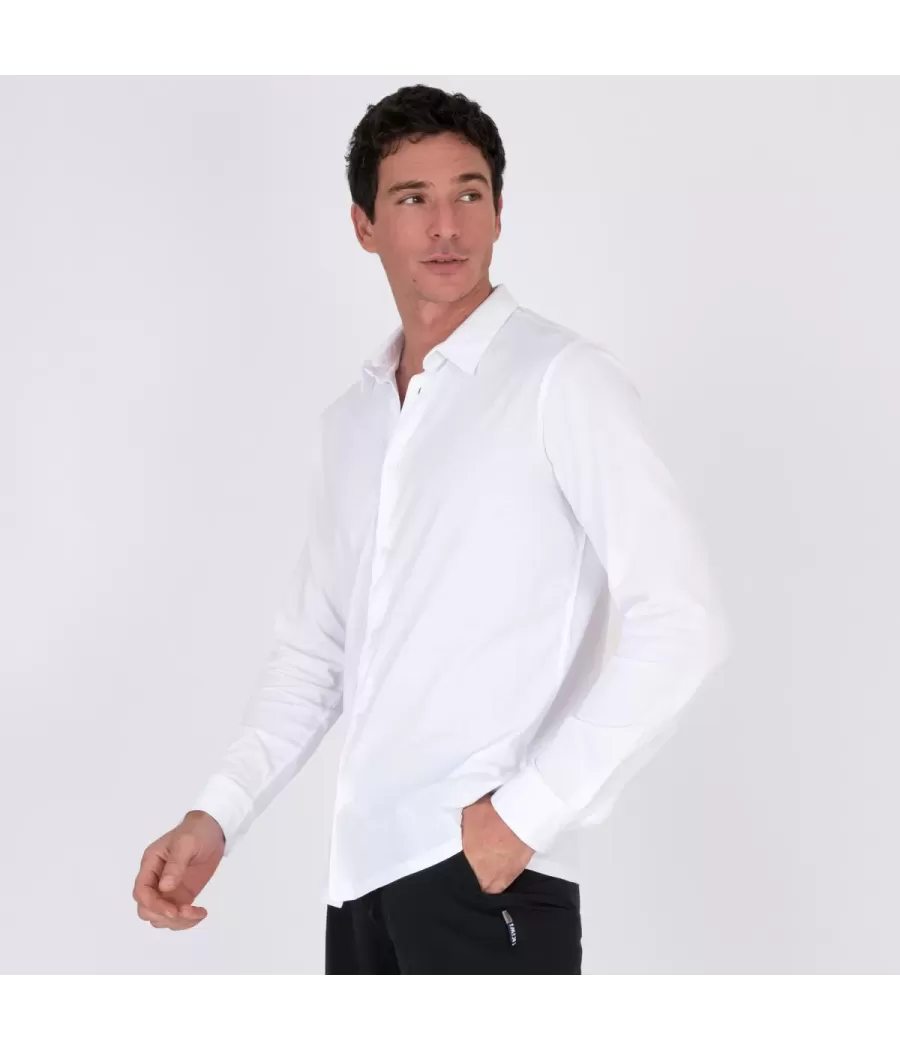 Chemise Homme Jersey W blanc - Chemises homme | Kiwi Saint Tropez