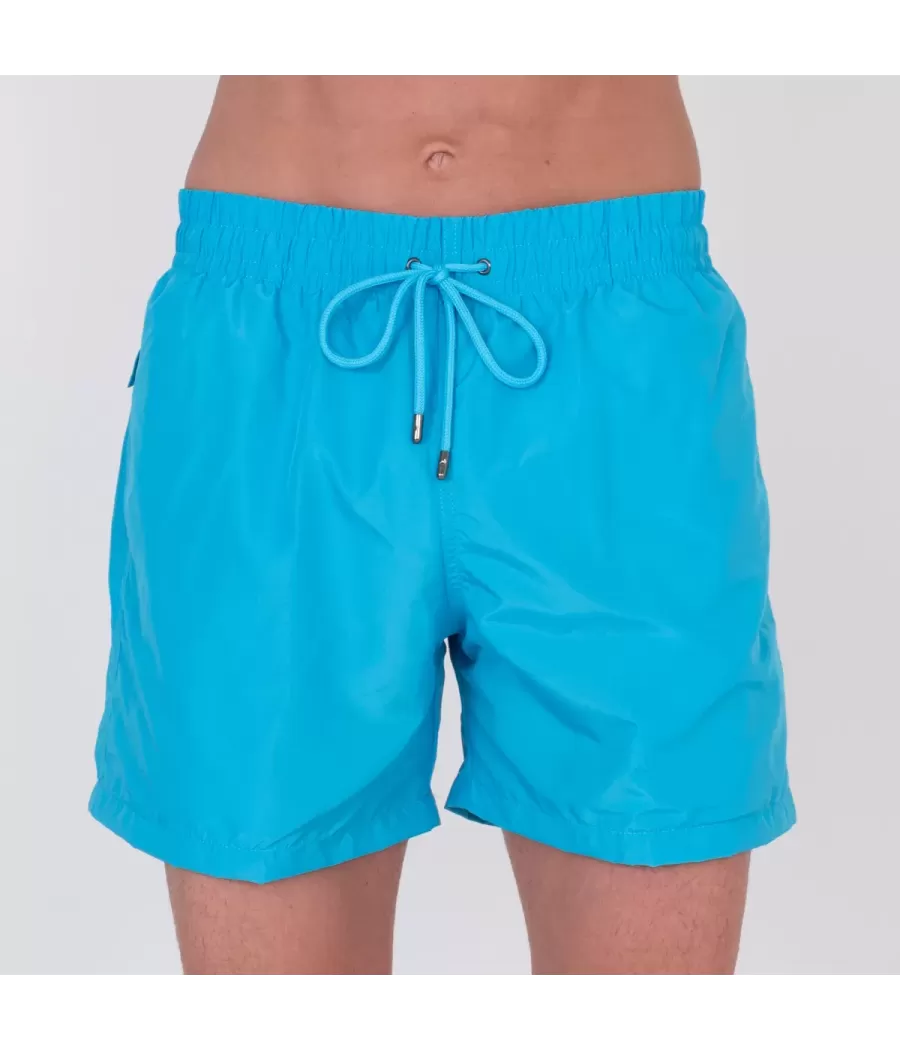 Maillot de bain homme united turquoise - Maillots de bain unis | Kiwi Saint Tropez