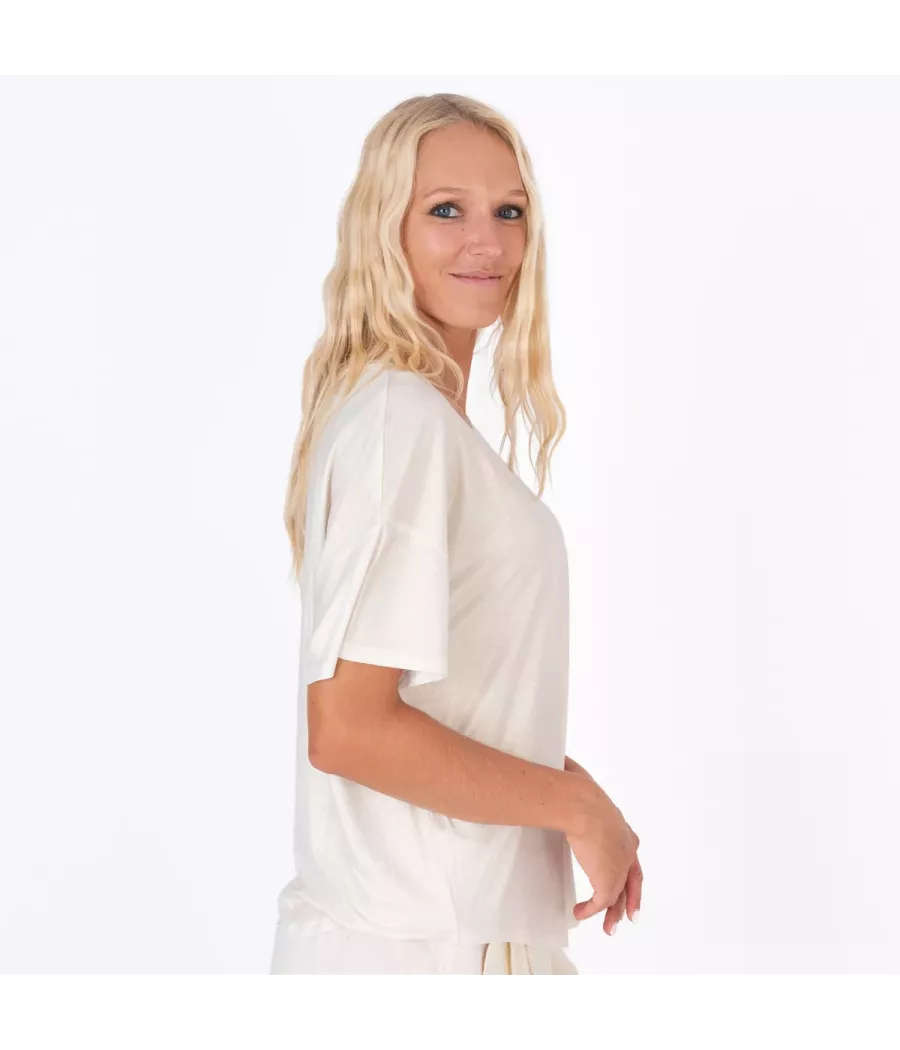 T-shirt femme oversize doré | Kiwi Saint Tropez