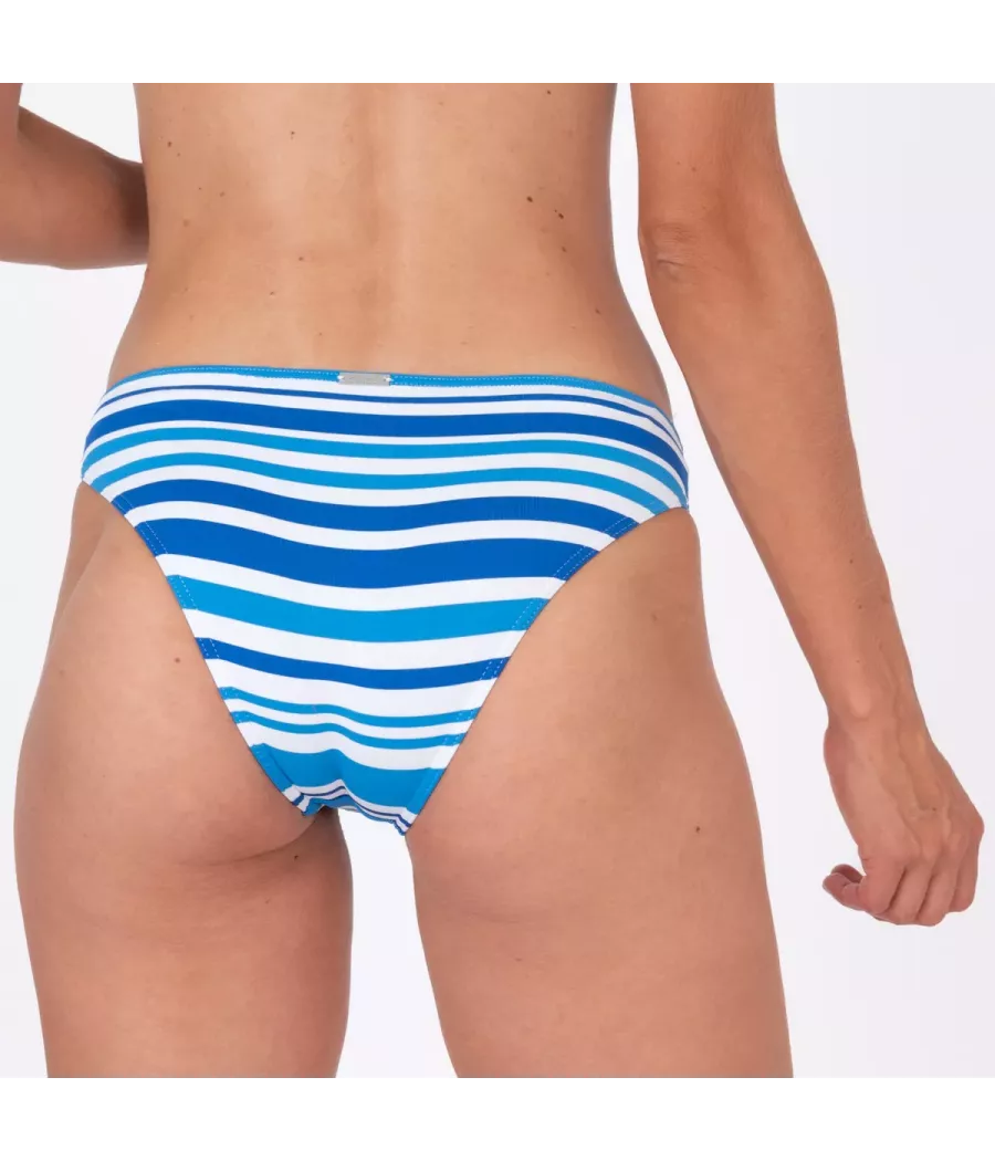 Culotte de maillot femme simple Line bleu | Kiwi Saint Tropez