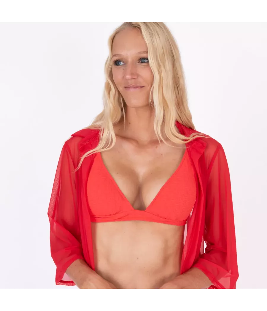 Kimono femme savane rouge | Kiwi Saint Tropez