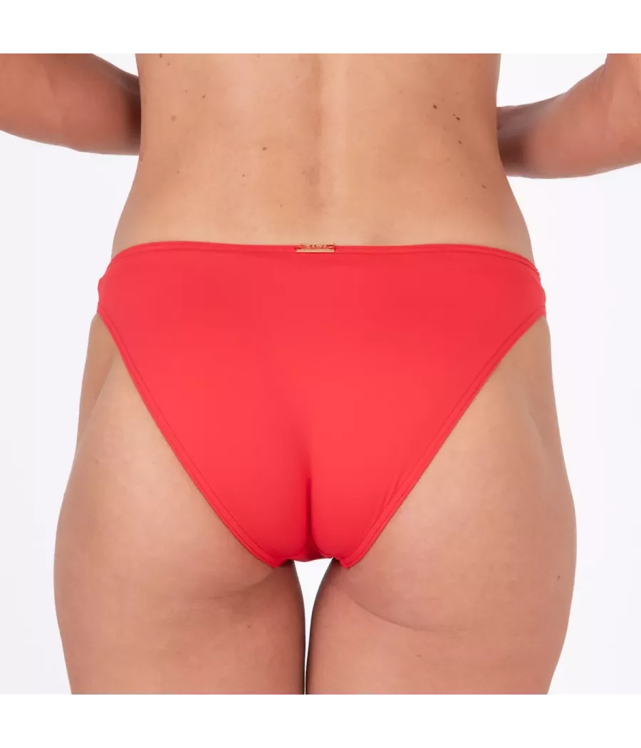 Culotte de maillot femme basique savane rosso | Kiwi Saint Tropez