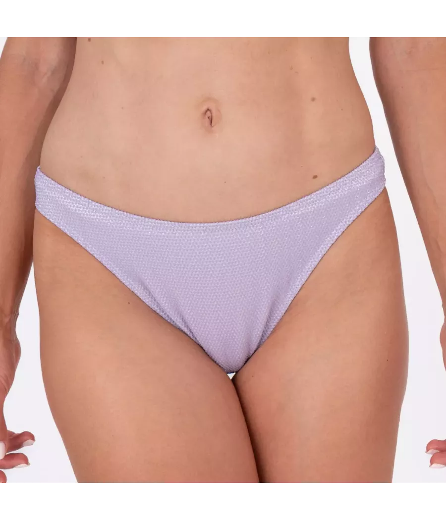 Culotte de maillot femme basique shiny violet