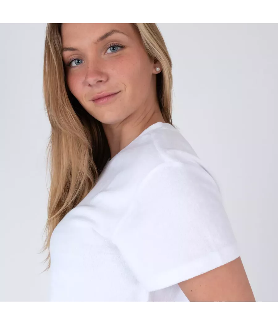 T-shirt femme éponge Terry | Kiwi Saint Tropez