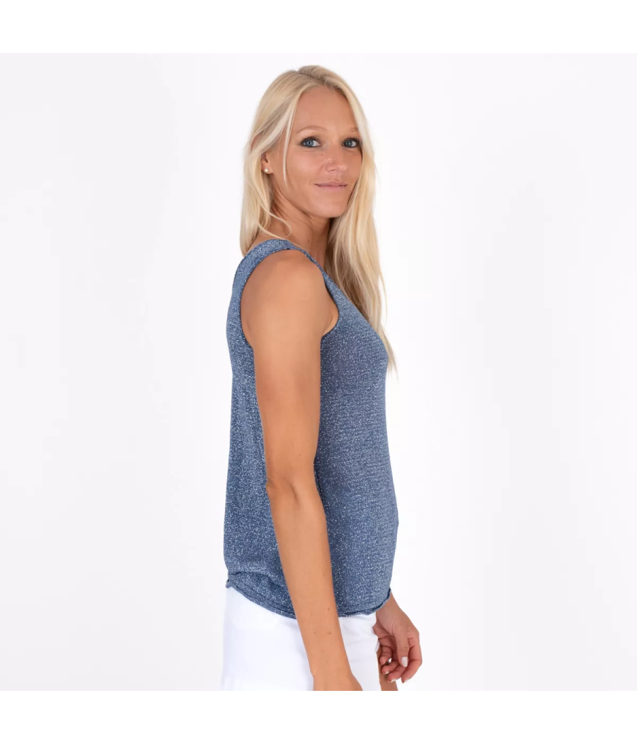 Dames tanktop in lurex - T-shirts femme | Kiwi Saint Tropez