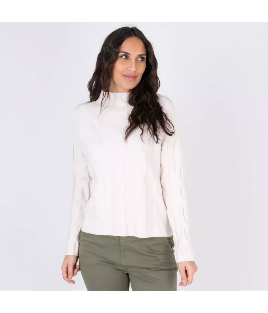 Pull femme torsade Louise