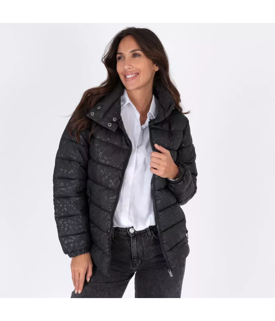 Doudoune femme polar panthère | Kiwi Saint Tropez