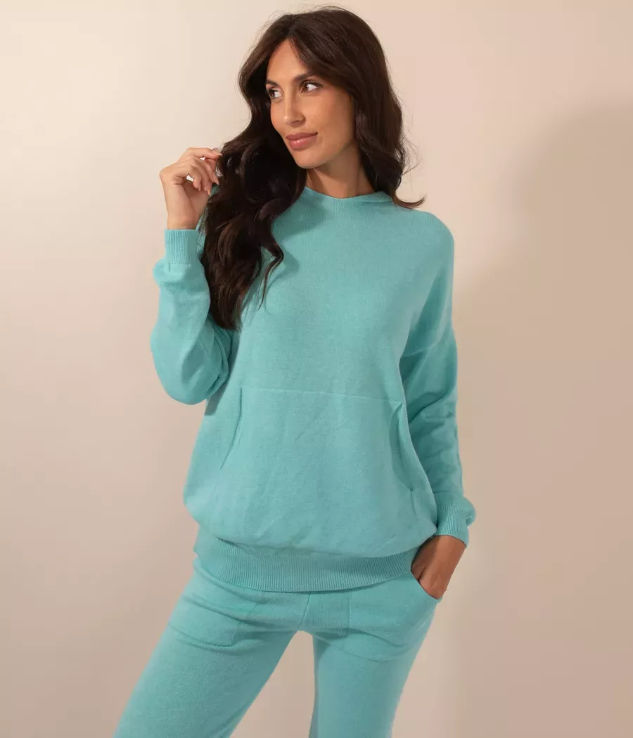 Women's knitted hooded set - Women's tracksuits | Kiwi Saint Tropez