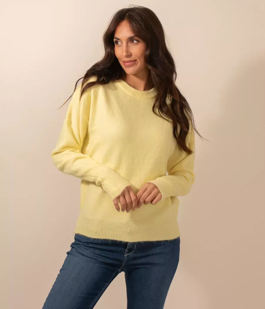 Women's Rose round-neck jumper - Sweaters and cardigans | Kiwi Saint Tropez