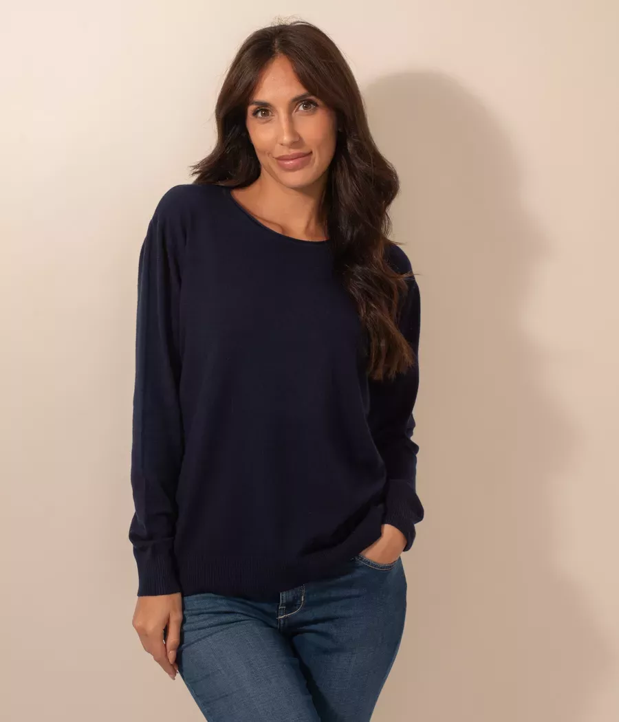 Pull femme col rond Melanie | Kiwi Saint Tropez