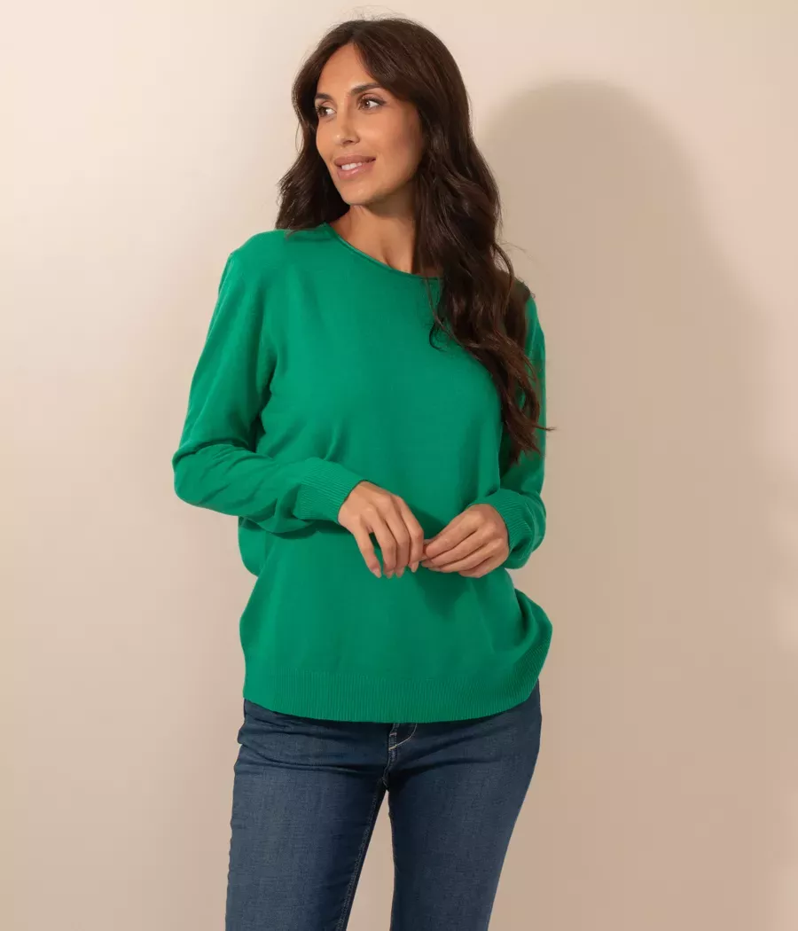 Melanie women's round-neck jumper - Sweaters and cardigans | Kiwi Saint Tropez