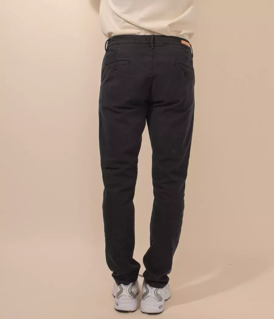 Pantalon homme revers zephir | Kiwi Saint Tropez