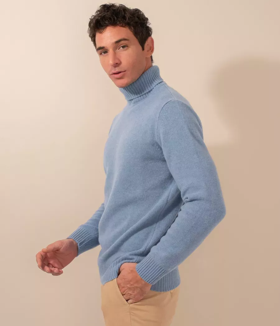 Men's thick roll-neck jumper - Sweaters and cardigans | Kiwi Saint Tropez