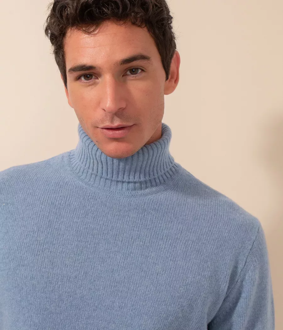 Men's thick roll-neck jumper - Sweaters and cardigans | Kiwi Saint Tropez