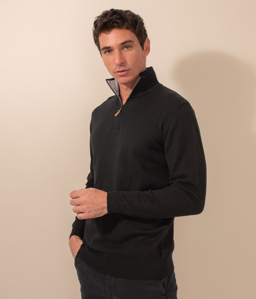 Pull homme col zip - Pulls et gilets | Kiwi Saint Tropez