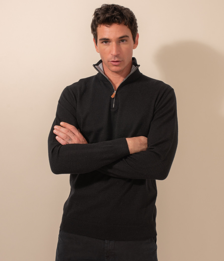 Men's zip-neck jumper - Sweaters and cardigans | Kiwi Saint Tropez