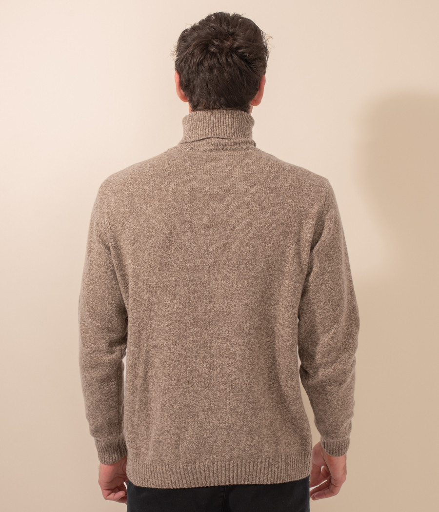 Men's mottled turtleneck jumper - Sweaters and cardigans | Kiwi Saint Tropez