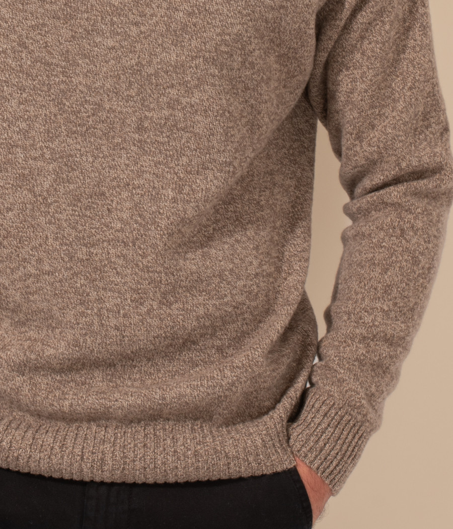 Men's mottled turtleneck jumper - Sweaters and cardigans | Kiwi Saint Tropez