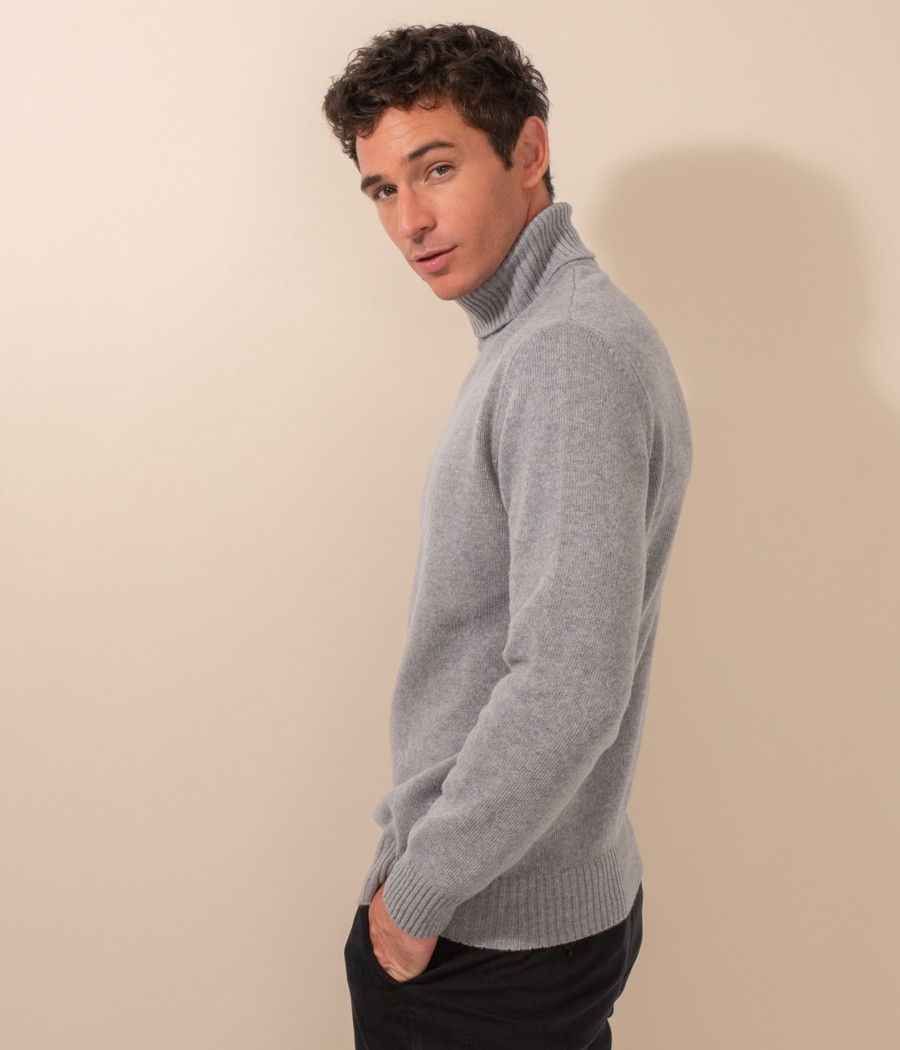 Men's thick roll-neck jumper - Sweaters and cardigans | Kiwi Saint Tropez