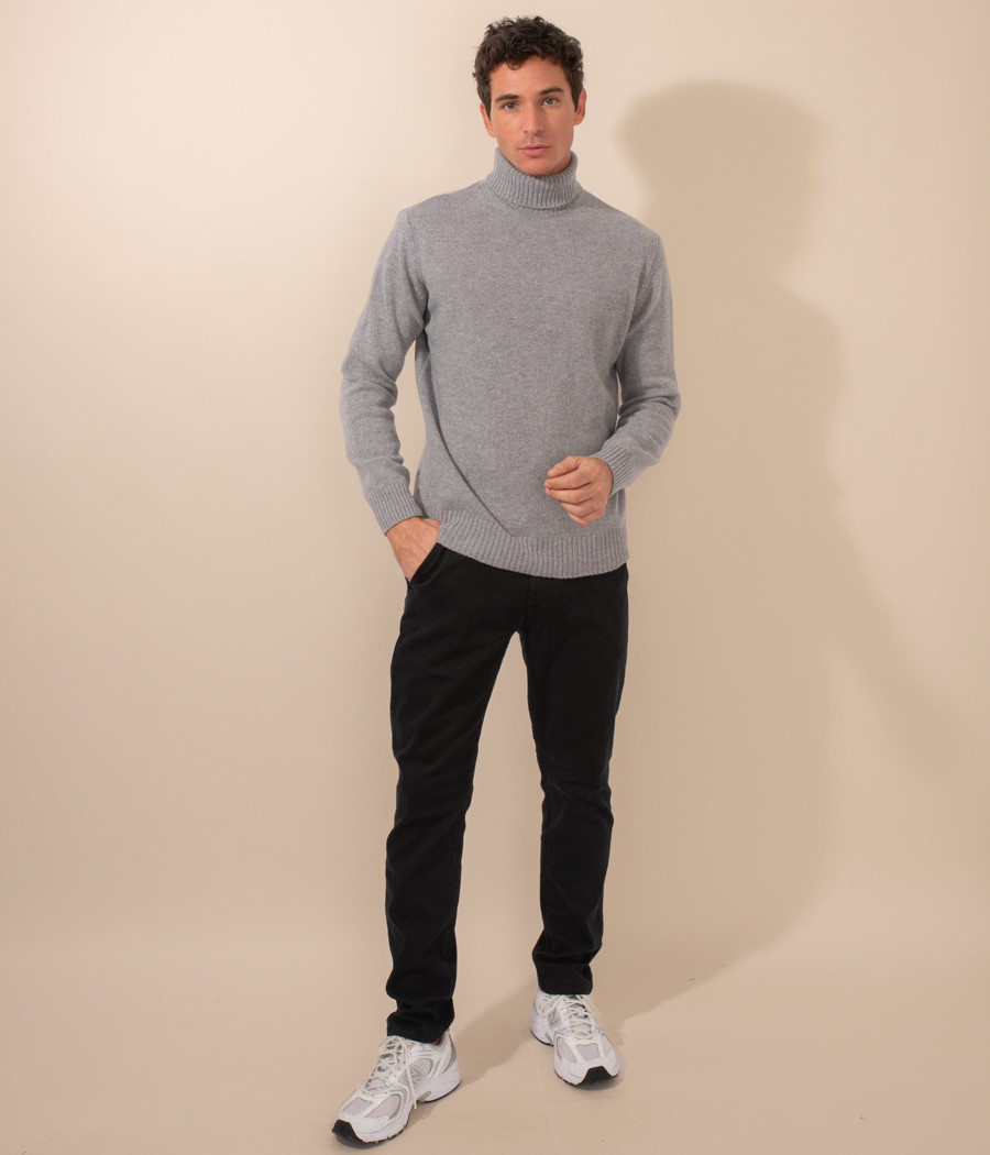 Men's thick roll-neck jumper - Sweaters and cardigans | Kiwi Saint Tropez