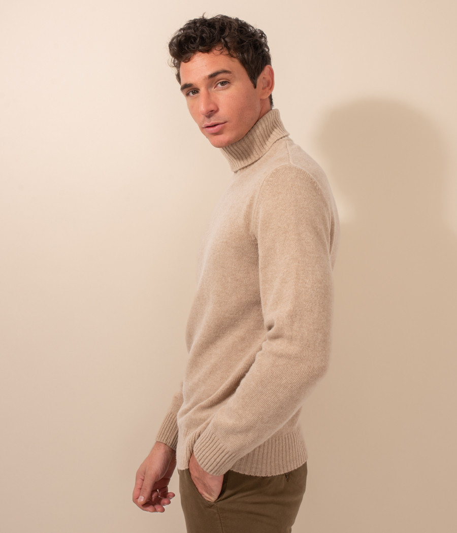 Men's thick roll-neck jumper - Sweaters and cardigans | Kiwi Saint Tropez