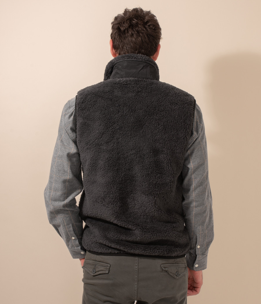 Sleeveless sherpa jacket for men - Jackets and coats | Kiwi Saint Tropez