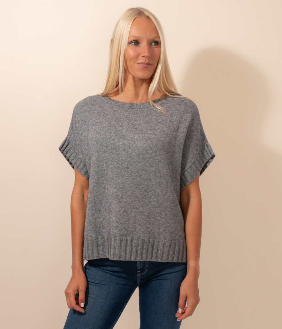 Pull femme sans manches Louise