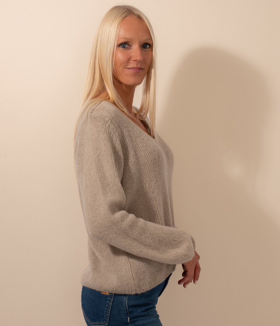 Pull femme col V - Pulls et gilets | Kiwi Saint Tropez