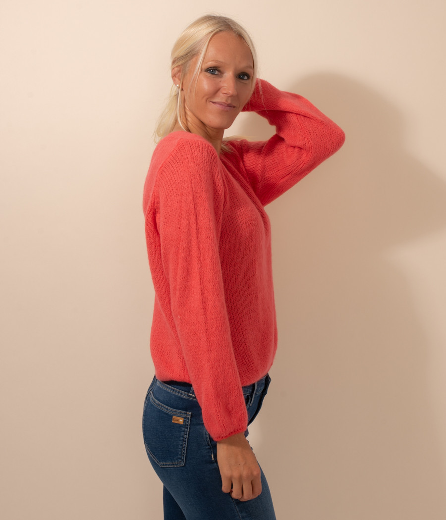 Pull femme col V - Pulls et gilets | Kiwi Saint Tropez