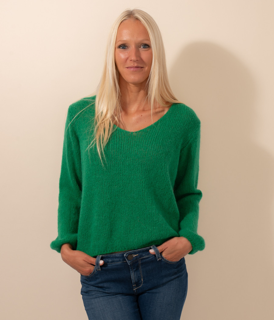 Pull femme col V - Pulls et gilets | Kiwi Saint Tropez