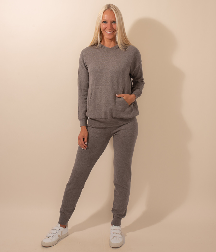 Women's knitted hooded set - Women's tracksuits | Kiwi Saint Tropez