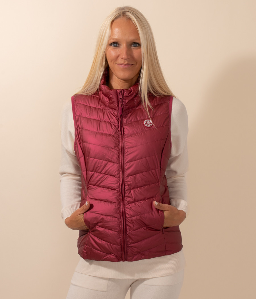 Women's sleeveless down jacket