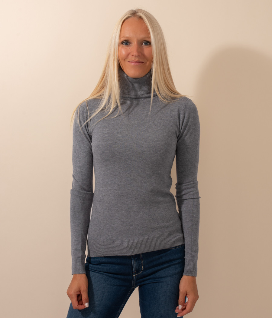 Pull femme col roulé Melanie | Kiwi Saint Tropez