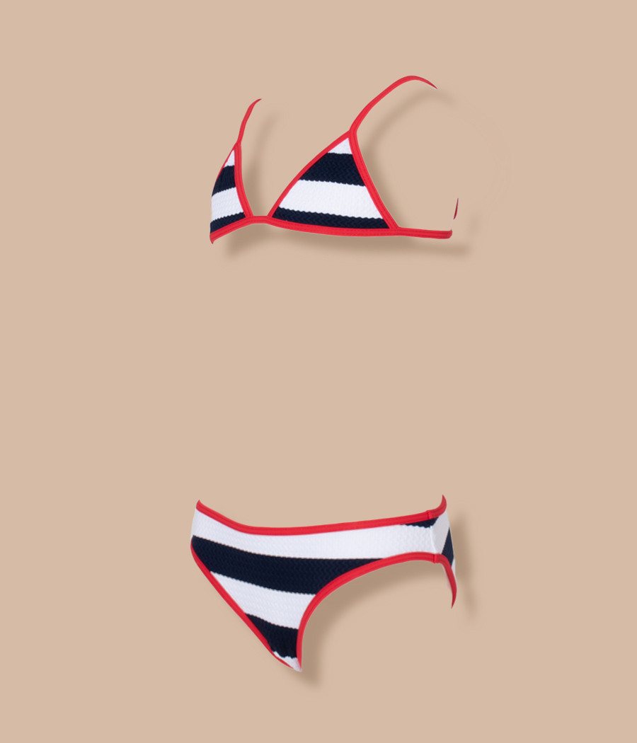 Maillot 2 pièces fille triangle Marina (Exclu web) | Kiwi Saint Tropez