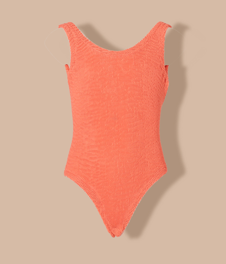 Maillot 1 pièce basique odelia wavy (Exclu web) | Kiwi Saint Tropez