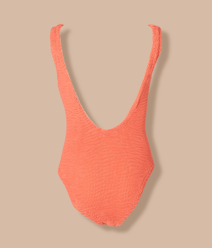 Maillot 1 pièce basique odelia wavy (Exclu web) | Kiwi Saint Tropez