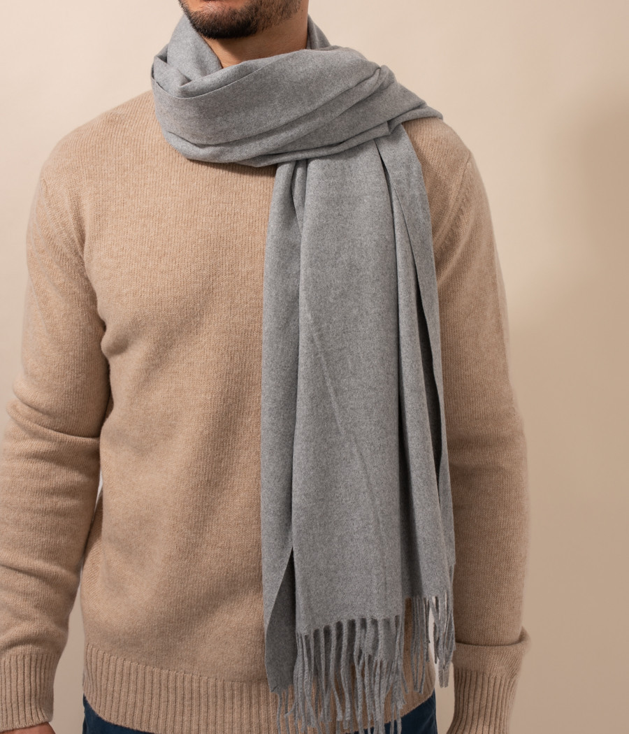 Echarpe homme gris - Echarpes, bonnets et gants | Kiwi Saint Tropez