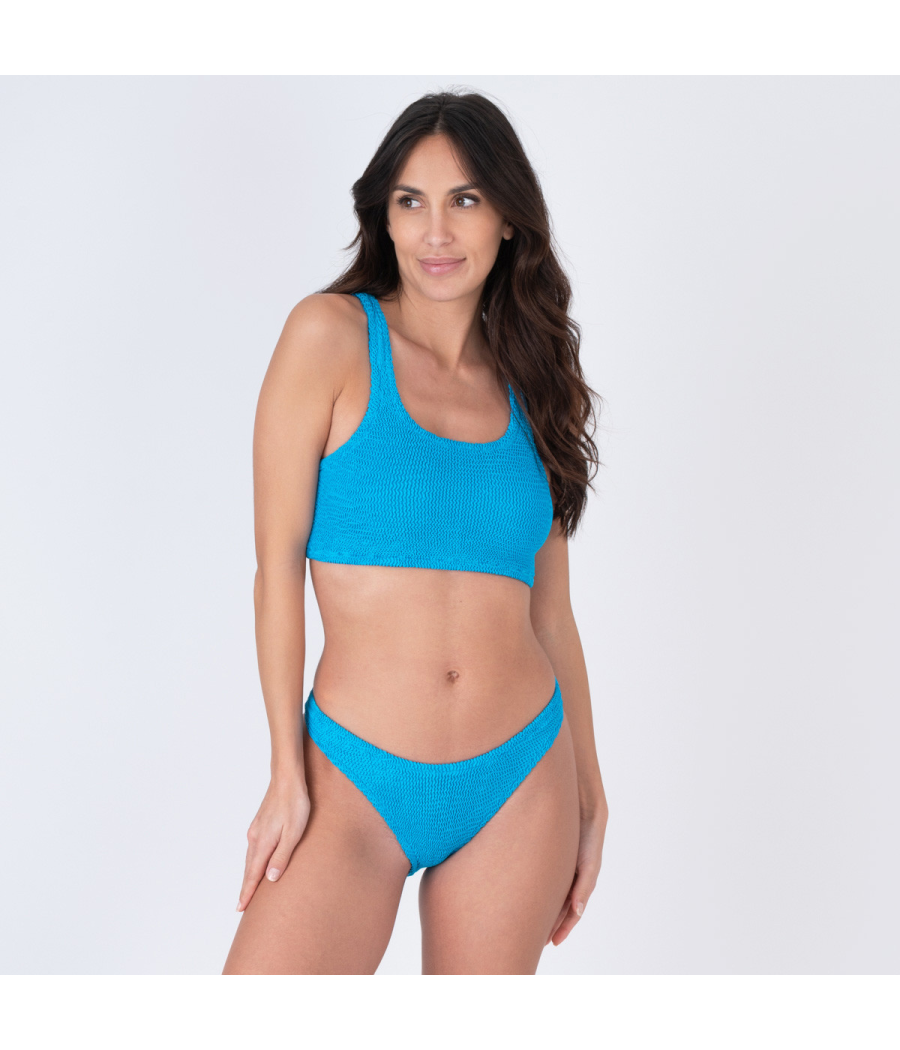 Culotte de maillot femme echancrée one size Wavy | Kiwi Saint Tropez