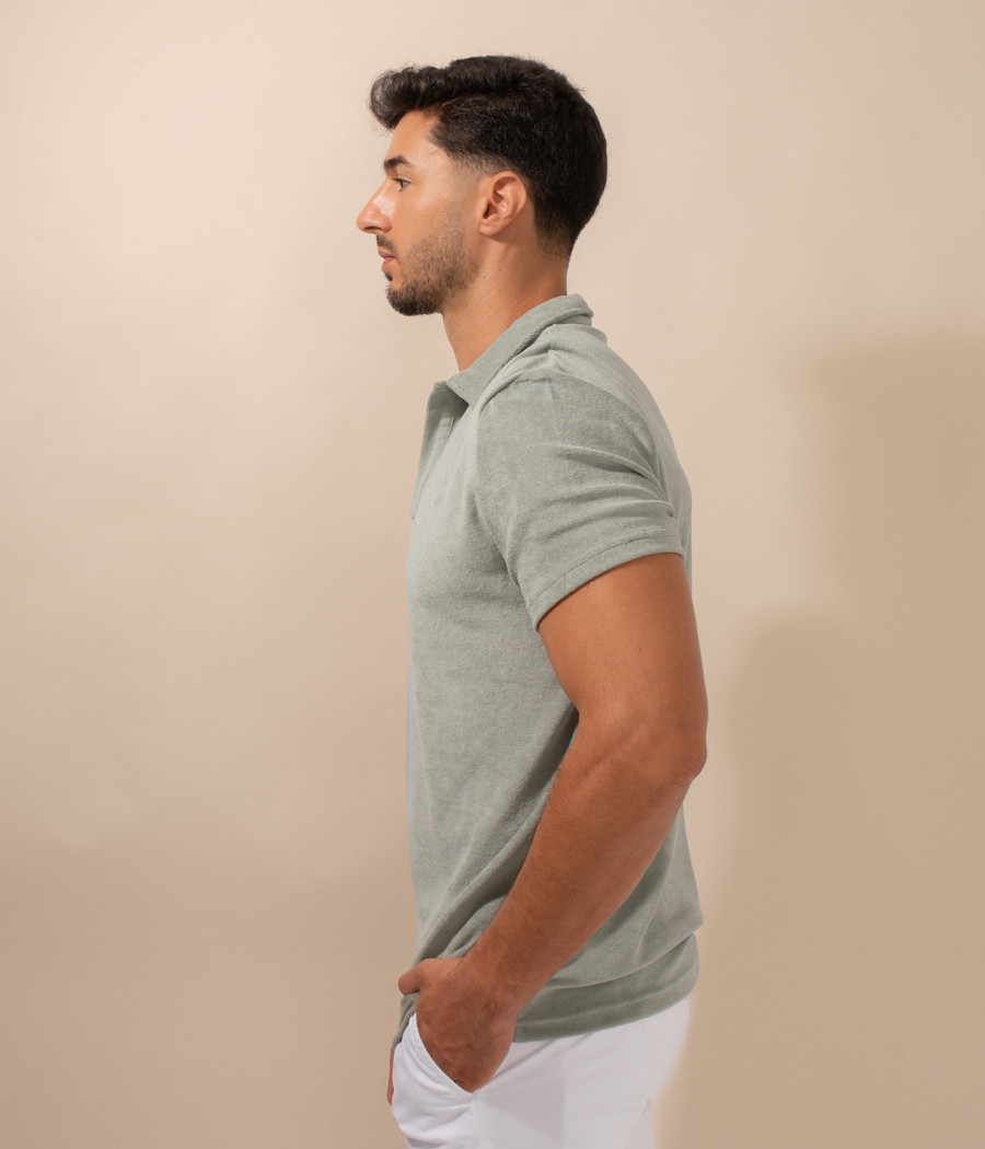 Polo homme éponge Terry | Kiwi Saint Tropez