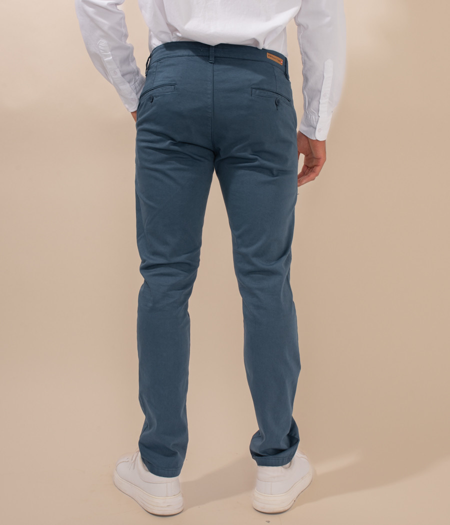 Pantalon homme revers zephir | Kiwi Saint Tropez