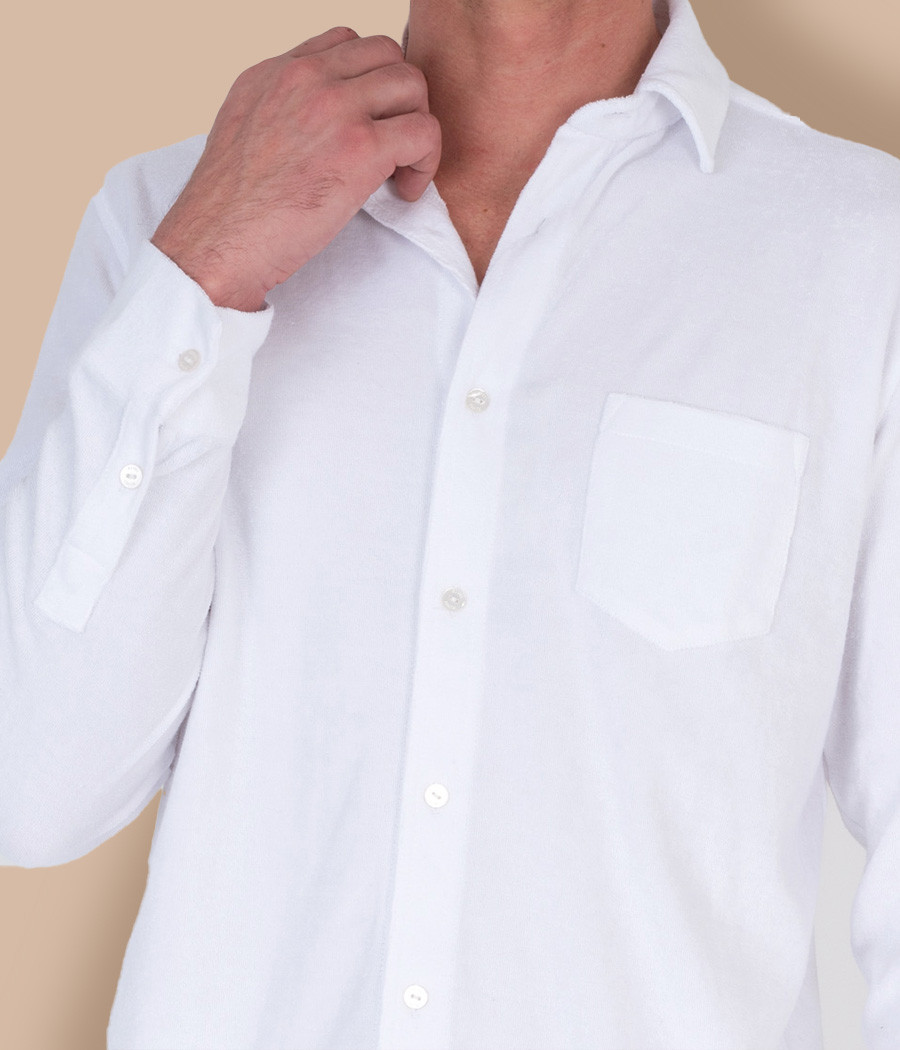 Chemise homme éponge Terry | Kiwi Saint Tropez