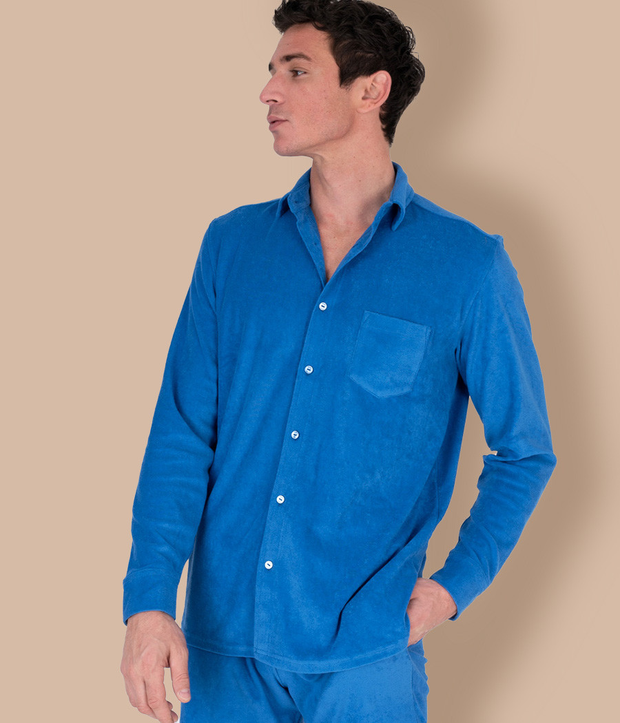 Chemise homme éponge Terry | Kiwi Saint Tropez