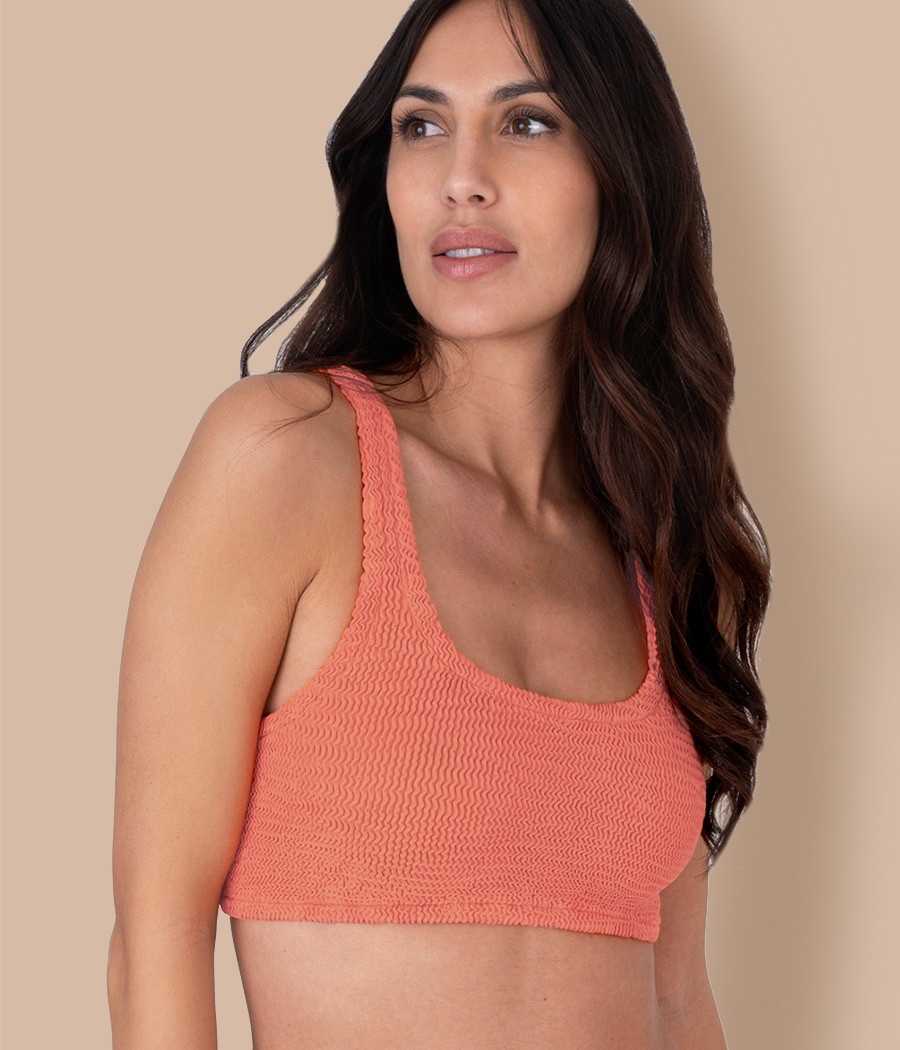 Haut de maillot brassière one size Wavy | Kiwi Saint Tropez